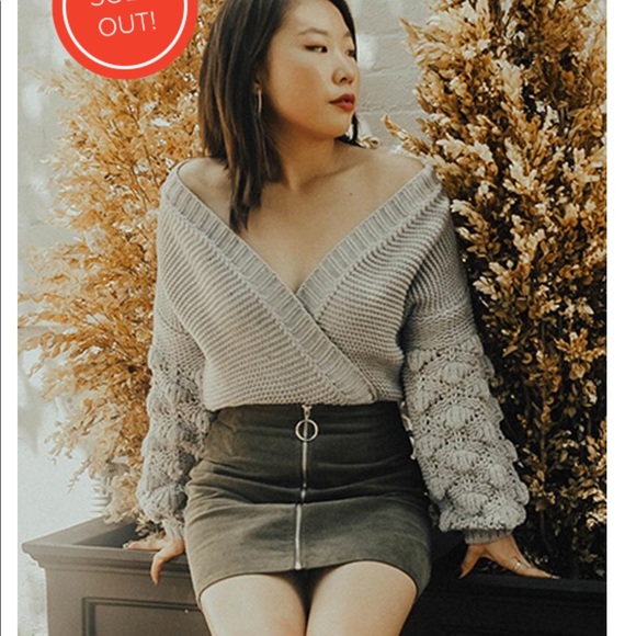 Francesca's Collections Sweaters - Francescas Sabeena bobble open sweater